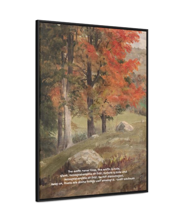 Moody  Autumn Tree Oil Painting