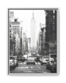 New York City Cab Framed Canvas