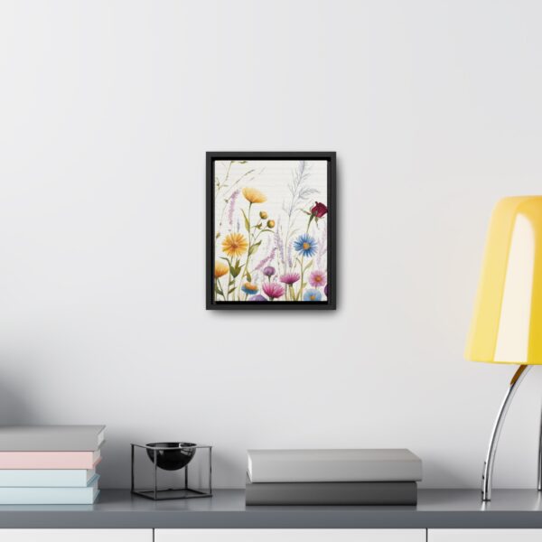 Wildflower Botanical Framed Canvas