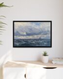 Coastal Nautical Sea Landscape Canvas