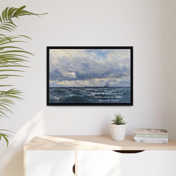 Coastal Nautical Sea Landscape Canvas