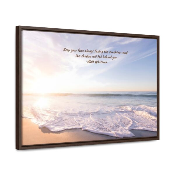 Beach  Sunrise Scene IFramed Canvas