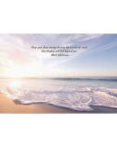 Inspirational Tropical Beach Scene Canvas