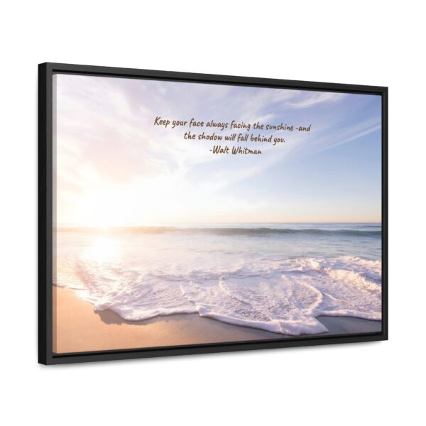 Beach  Sunrise Scene IFramed Canvas