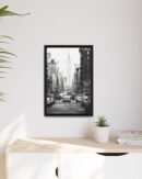 New York City Cab Framed Canvas