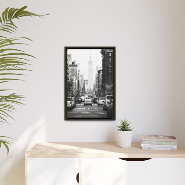 New York City Cab Framed Canvas