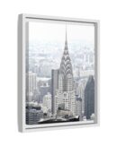Crysler Building Framed Canvas