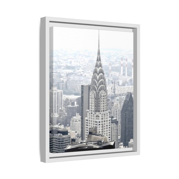 Crysler Building Framed Canvas