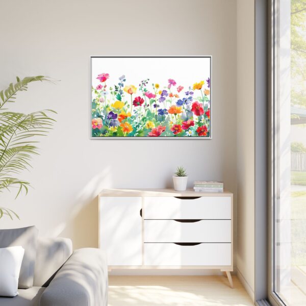 Watercolor Wildflower Wall Art, TV Painting