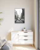 New York City Cab Framed Canvas