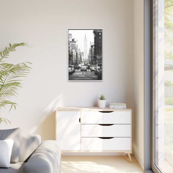 New York City Cab Framed Canvas