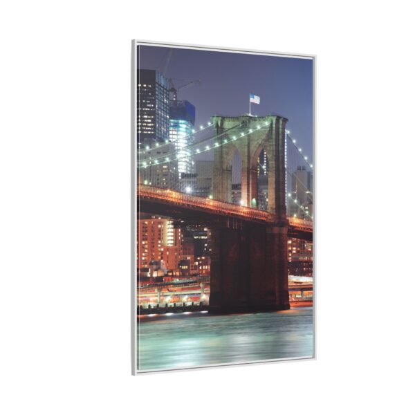 Framed Canvas of Brooklyn Bridge, New York