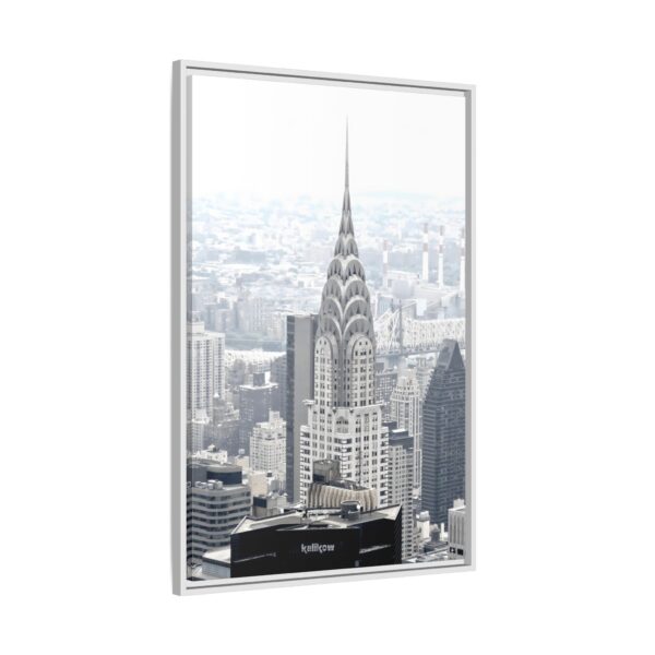 Crysler Building Framed Canvas