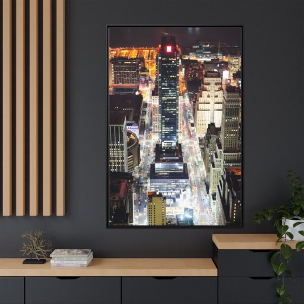 New York City Architecture Scenes Framed Canvas