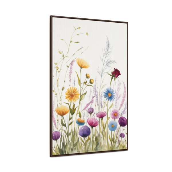 Wildflower Botanical Framed Canvas