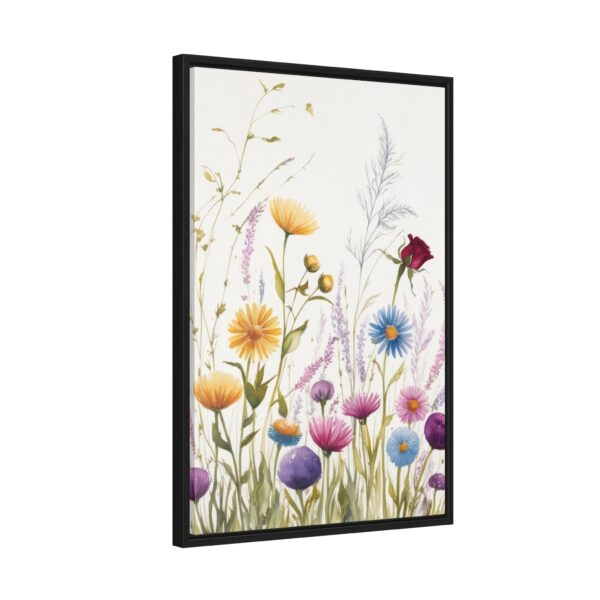 Wildflower Botanical Framed Canvas