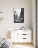 New York City Cab Framed Canvas