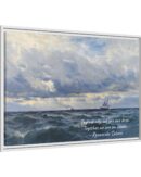 Coastal Nautical Sea Landscape Canvas
