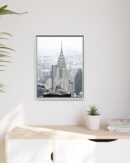 Crysler Building Framed Canvas