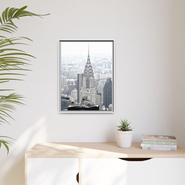 Crysler Building Framed Canvas