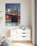 Framed Canvas of Brooklyn Bridge, New York