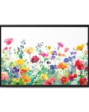 Watercolor Wildflower Wall Art, TV Painting