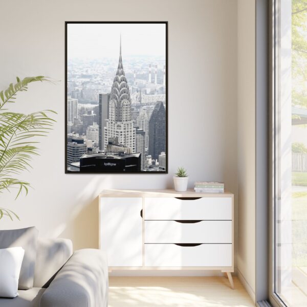 Crysler Building Framed Canvas