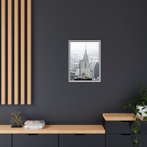 Crysler Building Framed Canvas