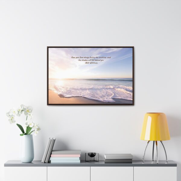 Beach  Sunrise Scene IFramed Canvas