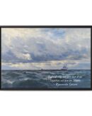 Coastal Nautical Sea Landscape Canvas