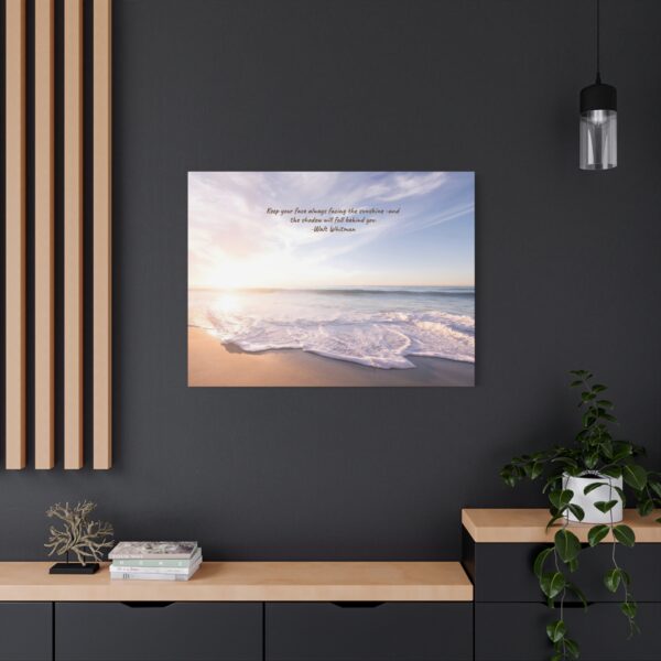 Inspirational Tropical Beach Scene Canvas