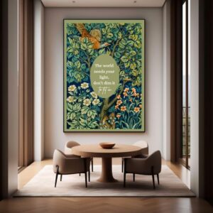 Letting Go Quote Fall Wall Art