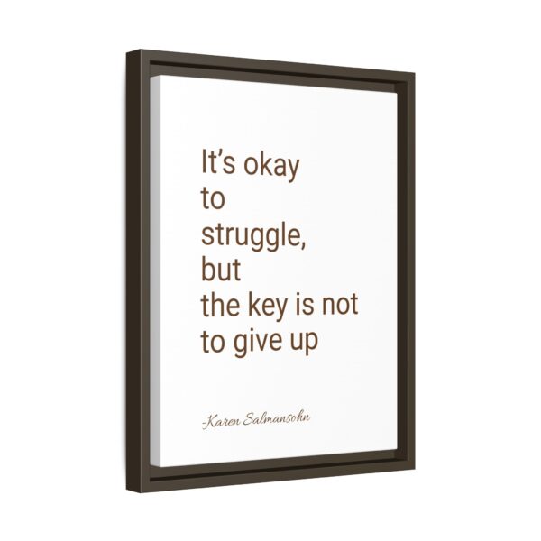 Strength in Every Struggle Quote Poster