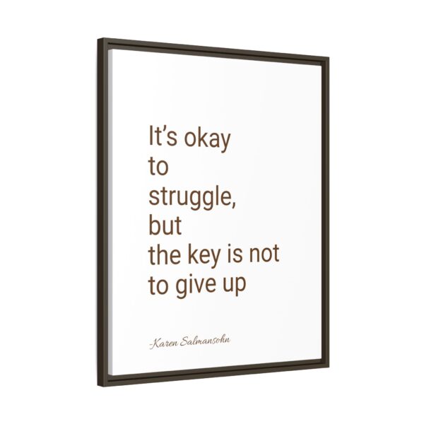 Strength in Every Struggle Quote Poster