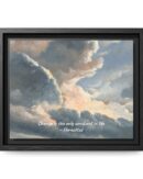 Cloud Landscape Philosophy Wall Art