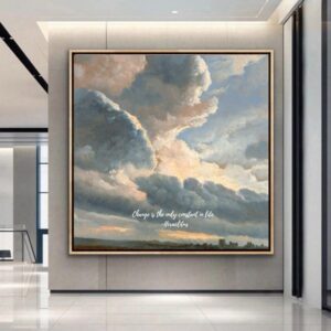Cloud & Clouds and Sky Painting Philosophy Wall Art