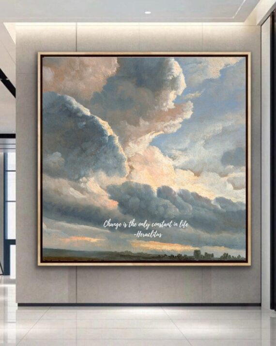 Cloud & Clouds and Sky Painting Philosophy Wall Art